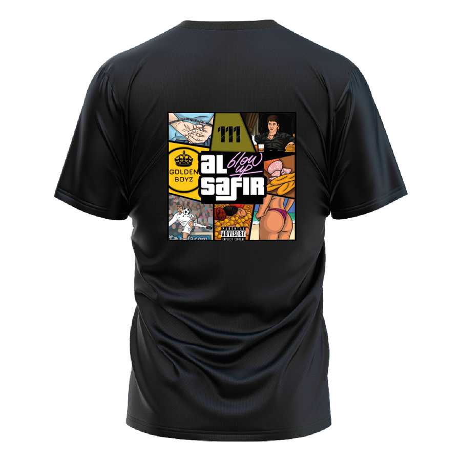 CAMISETA BLOW UP NEGRA