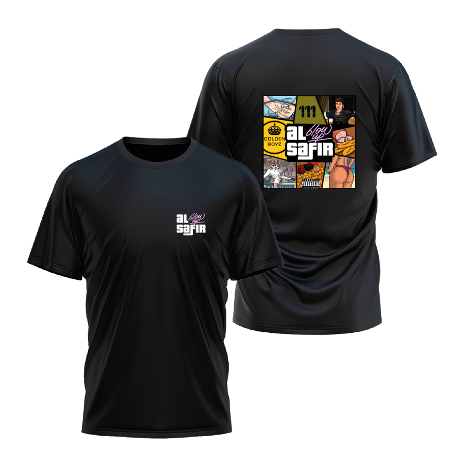 CAMISETA BLOW UP NEGRA