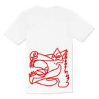 CAMISETA CABALLO GANADOR ROJO/BLANCA