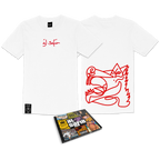 PACK CAMISETA CABALLO GANADOR BLANCA + CD BLOW UP