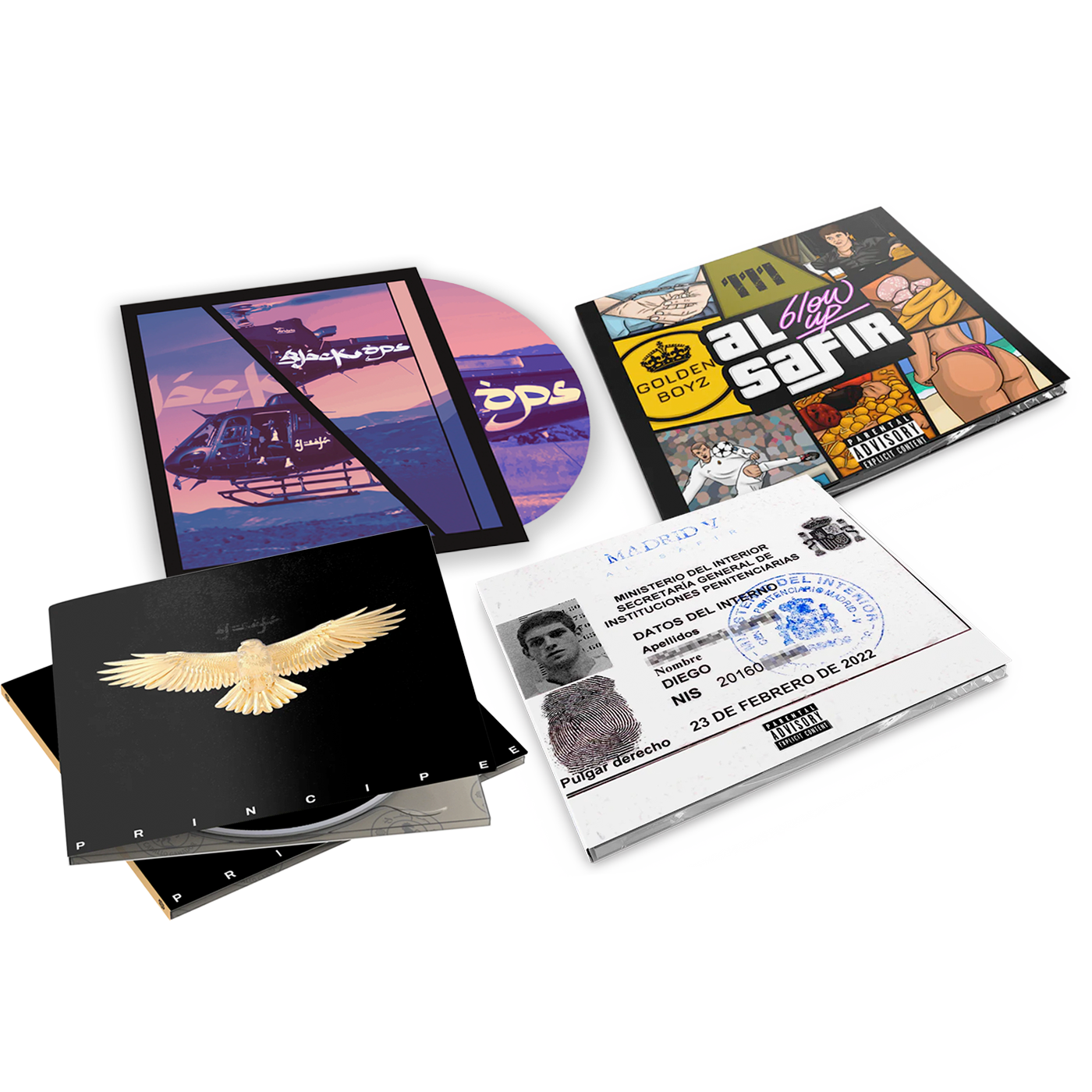 PACK CDS: BLOW UP + MADRID V + BLACK OPS + PRINCIPE